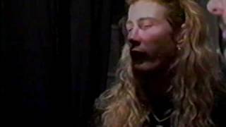 Megadeth - Back stage at Ventura, 1990