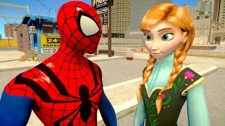 Spiderman vs Anna - Frozen