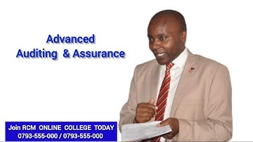 Advanced Auditing and Assurance-(April 2022 QN.2b)KASNEB EXAMS REVISION