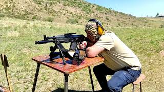 картинка: Первый отстрел с ТГ-2 исп.03 (коротыш), установлена планка катран 6. дистанции 50м, 100м, 200м