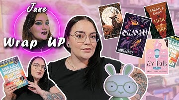 June 2024 Reading Wrap Up - 💜📚 New releases, anticipated reads and all the books I read in June!