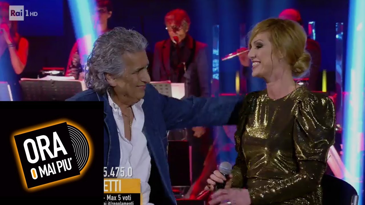 Annalisa Minetti e Toto Cutugno cantano "Emozioni" - Ora o ...