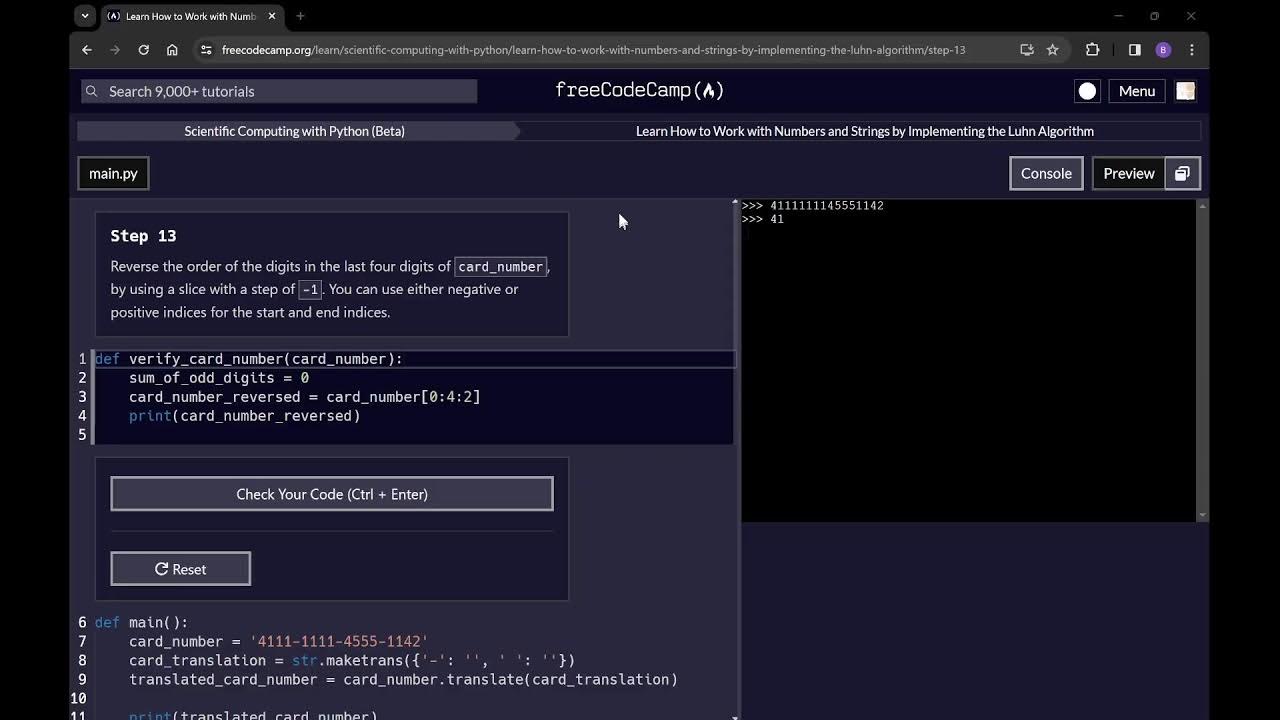FreeCodeCamp's python beta certification - YouTube