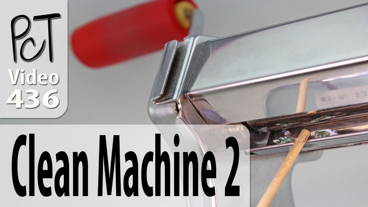Cleaning the pasta machine in less than 5 minutes - Tutorial [Sub]