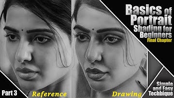 Basics of Portrait Shading for Beginners - Part 3 | Portrait Shading Tutorial in Hindi