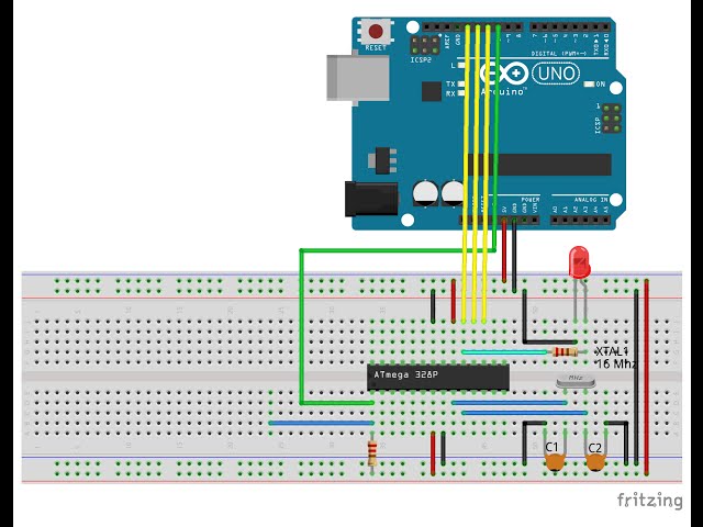 Program Standalone Breadboard Arduino Of Atmega328 Using Make Arduino