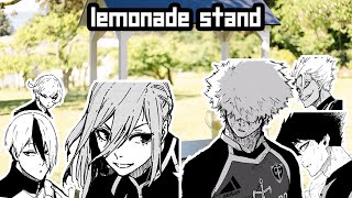 Chigiri And Kunigamis Lemonade Stand Blue Lock