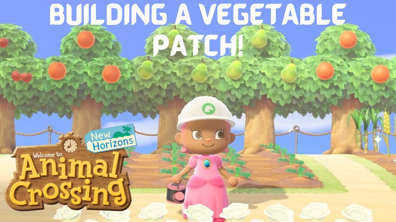 build-a-vegetable-patch-with-me-animal-crossing-new-horizons-youtube