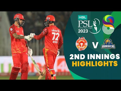 2nd Innings Highlights | Islamabad United vs Karachi Kings | Match 19 | HBL PSL 8 | MI2T