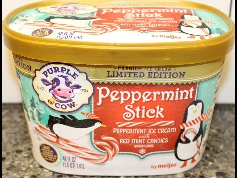 Purple Cow: Peppermint Stick Ice Cream Review