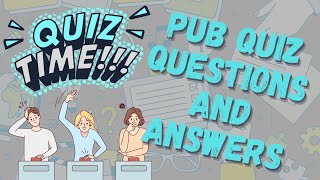 Pub Quiz Challenge: Test Your General Knowledge