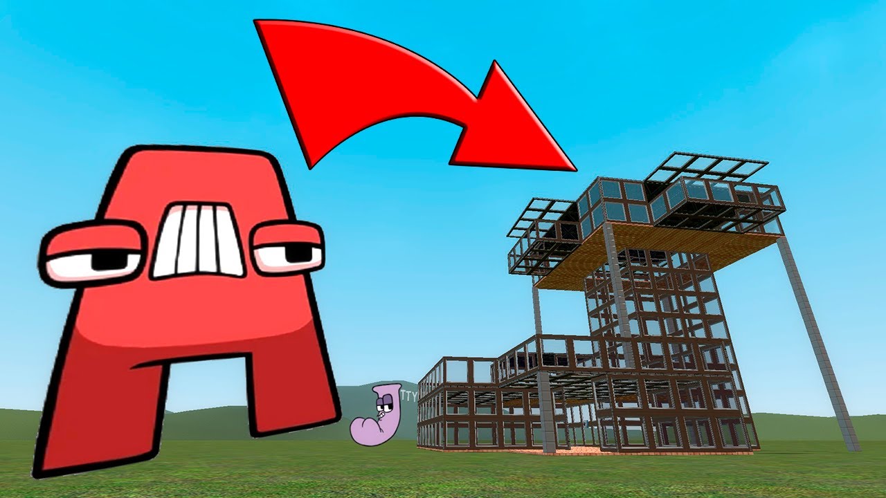 Alphabet Lore Family vs Epic Towers in Garry's Mod Part 21