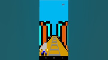 I made a subway surfers 8-bits game using pocket code (BETA)