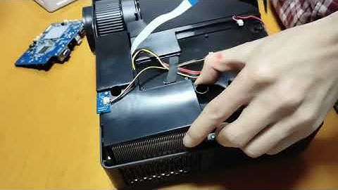 How to replace the led beads at JIMTAB M18？Contains video of disassembling the projector