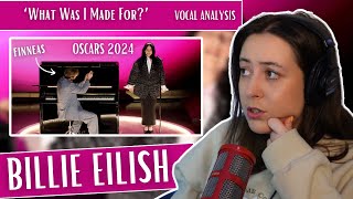 Billie Eilish, FINNEAS  What Was I Made For? Oscars 2024 | Vocal Coach Reaction (& Analysis)