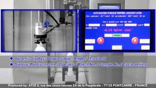 ADATMV5 - On line Automated Torque Tester / Couplemètre Automatisé En Ligne / Torquimetro Auto