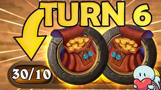 30 Gold On Turn 6  Hearthstone Battlegrounds