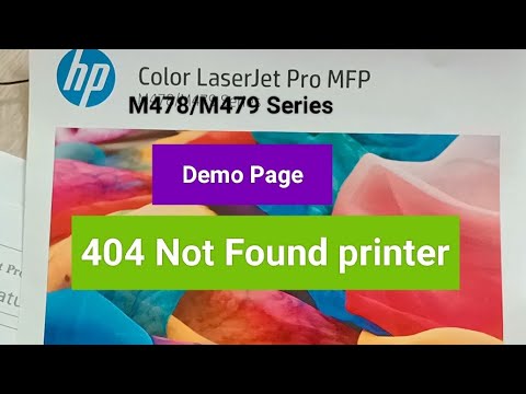 Video Máy In HP Màu MFP Pro M479fdw (p3) Trang In Demo Page... - youtube