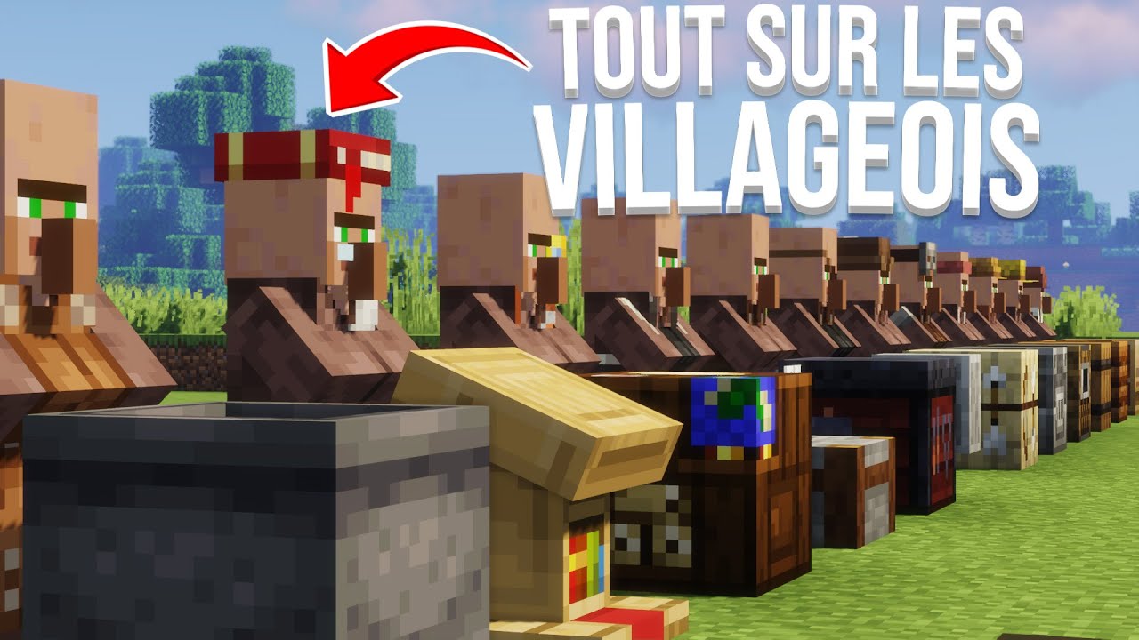 TOUT SAVOIR SUR LES VILLAGEOIS ! Minecraft astuces