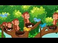 குரங்குகளுக்கு பரிவு || Monkeys revenge on birds kids Tamil moral story