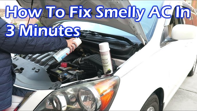 Clean Air Duct Treatment - How to chemically neutralize odors in your car 