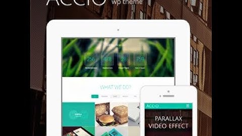 Accio OnePage WordPress Theme: OneClick Demo Installation quick guide