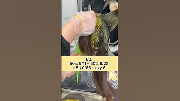 Công thức nhuộm nâu lạnh ánh rêu