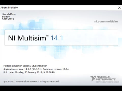 NI Multisim & Ultiboard (Circuit Design Suite) v14.1.0 (Education Edition)
