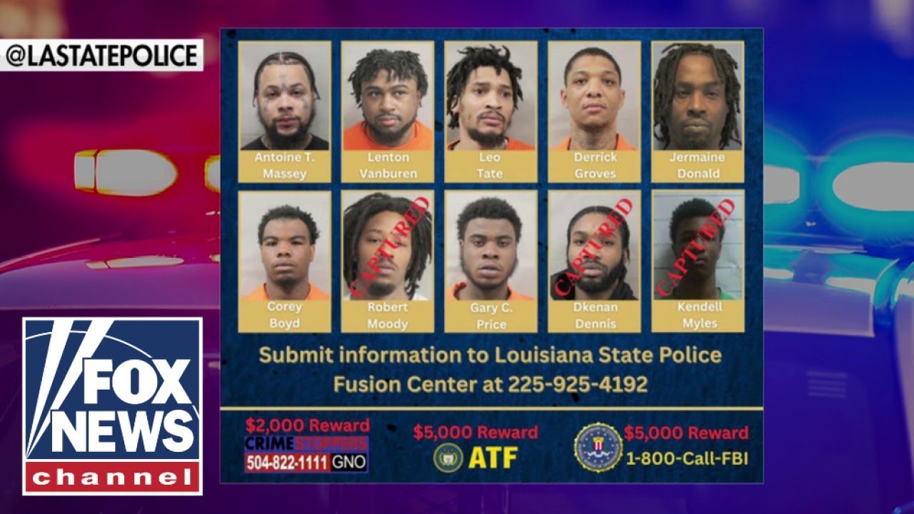 Manhunt for escaped inmates enters day 2 - YouTube