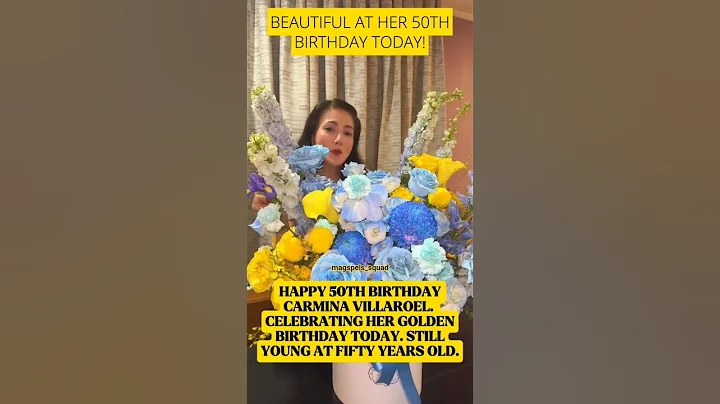 HAPPY 50TH BIRTHDAY CARMINA VILLAROEL.  #carminavillarroel #happybirthday #50thbirthday #shorts