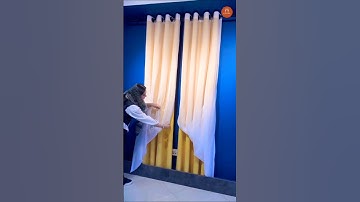 How to install curtain with hacks for decoration #curtains #homedecor #diy #tips #tricks