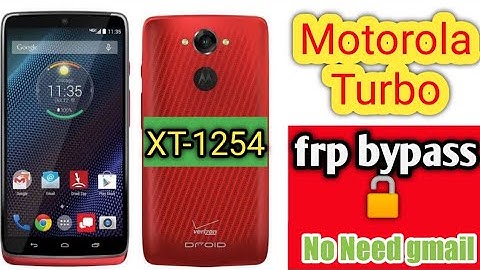 motorola xt1254 droid turbo frp google account bypass ,No need gmail Account, No need PC