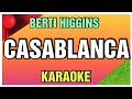 Casablanca by berti higgins karaoke version