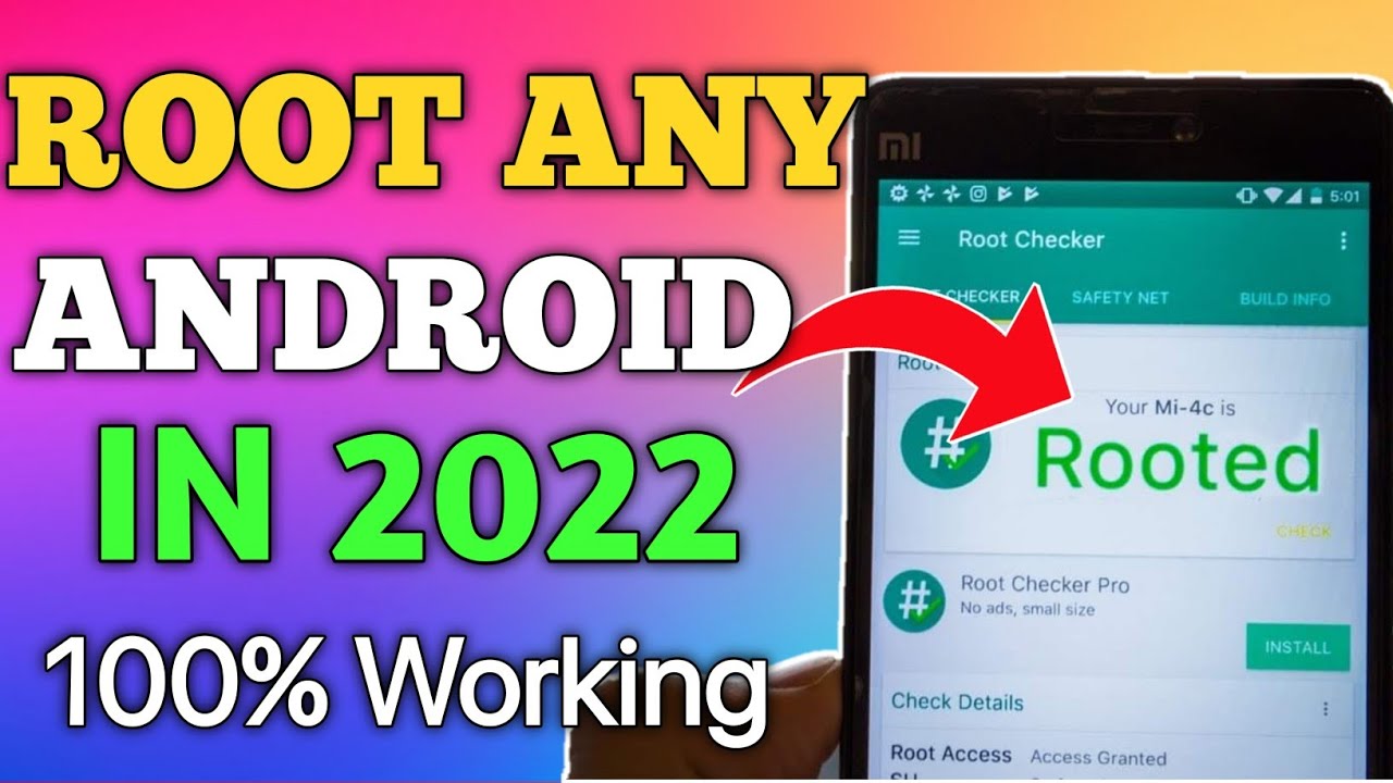 How to root any android device without a computer 2021 - YouTube