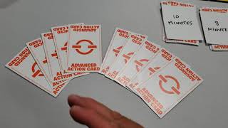 My 1st video!!  Strat-o-matic Basketball ADVANCE play Action Deck Set-Up