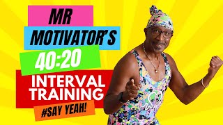 35  minute | 40:20 Interval Training |13th November 2024 | Mr Motivator | Red Workout