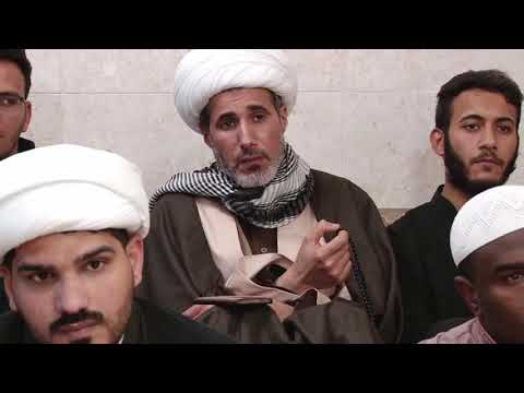 و م ا أ م ر وا إ ل ا ل ي ع ب د وا الل ه م خ ل ص ين ل ه الد ين ح ن ف اء و ي ق يم وا ٥