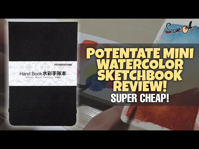 PHP199/4USD Potentate Mini Watercolor Sketchbook Review!