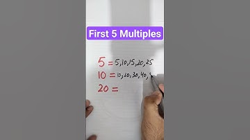 First 5 Multiples #viral #shorts #trending  #viralvideo #shortsfeed #viralshort #viralreel #multiple
