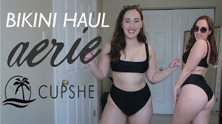 BIKINI TRY ON HAUL | CupShe, Aerie, Miraclesuit and More
