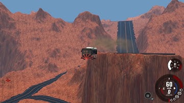 Beamng Drive Bus Crash, Bus vs Grand Canyon, Crazy Bus Solaris Urbino rockets engine Jumps