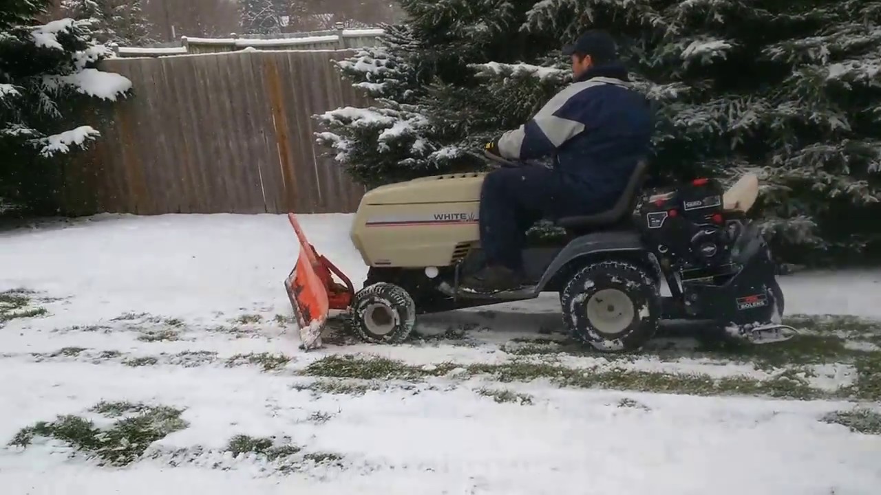 Custom Rear Mount Bolens snowblower YouTube