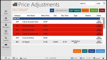How to apply a discount - Seed Digital Menu for Clover