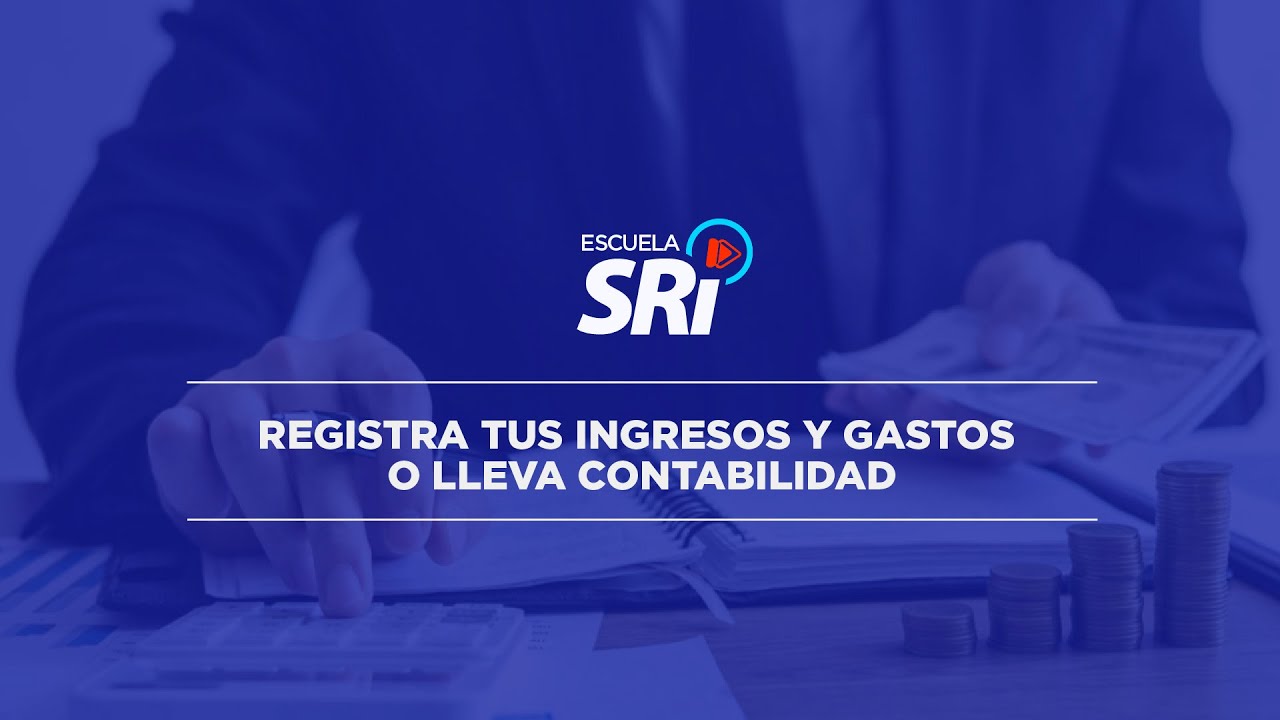 VIDEO 4 - REGISTRA TUS INGRESOS Y GASTOS O LLEVA CONTABILIDAD