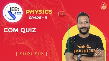 Centre of Mass | COM Quiz | Class 11 | JEE Main 2022 | JEEt Lo 2022 | Vedantu JEE