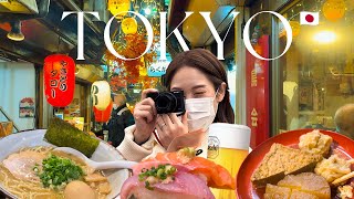 vlog. 도쿄 여행 브이로그 ep1. 도쿄 숙소 신주쿠 워싱턴 호텔 선택한 이유. 신주쿠 오모이데 요코초부터 신주쿠 오뎅 맛집. 편의점 추천템 먹방 찍고 온 브이로그
