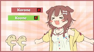 【Hololive】The Reason Korone started referring herself as Koone ｢Eng Sub｣