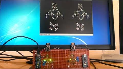 Светодиодный  управляемый  костюм  NRF24L01+ arduino  + Vixen 3 - макет