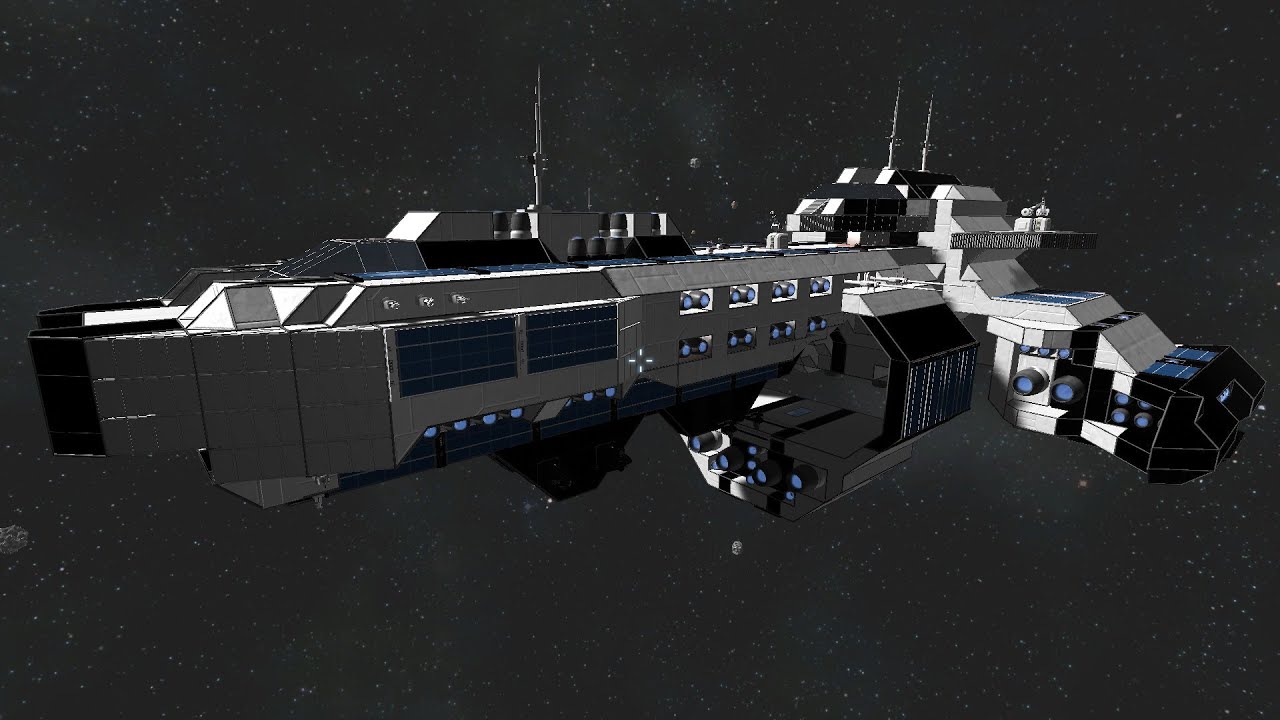 Space Engineers I Updated My Deep Space Explorer Ship YouTube