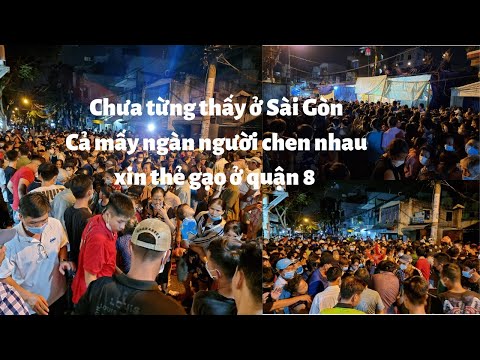 Video CẢNH TƯỢNG CHƯA TỪNG THẤY ở Sài Gòn: Mấy ngàn người... - youtube